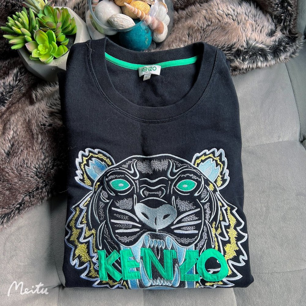 KENZO Sweatshirt Dress (Tiger)
